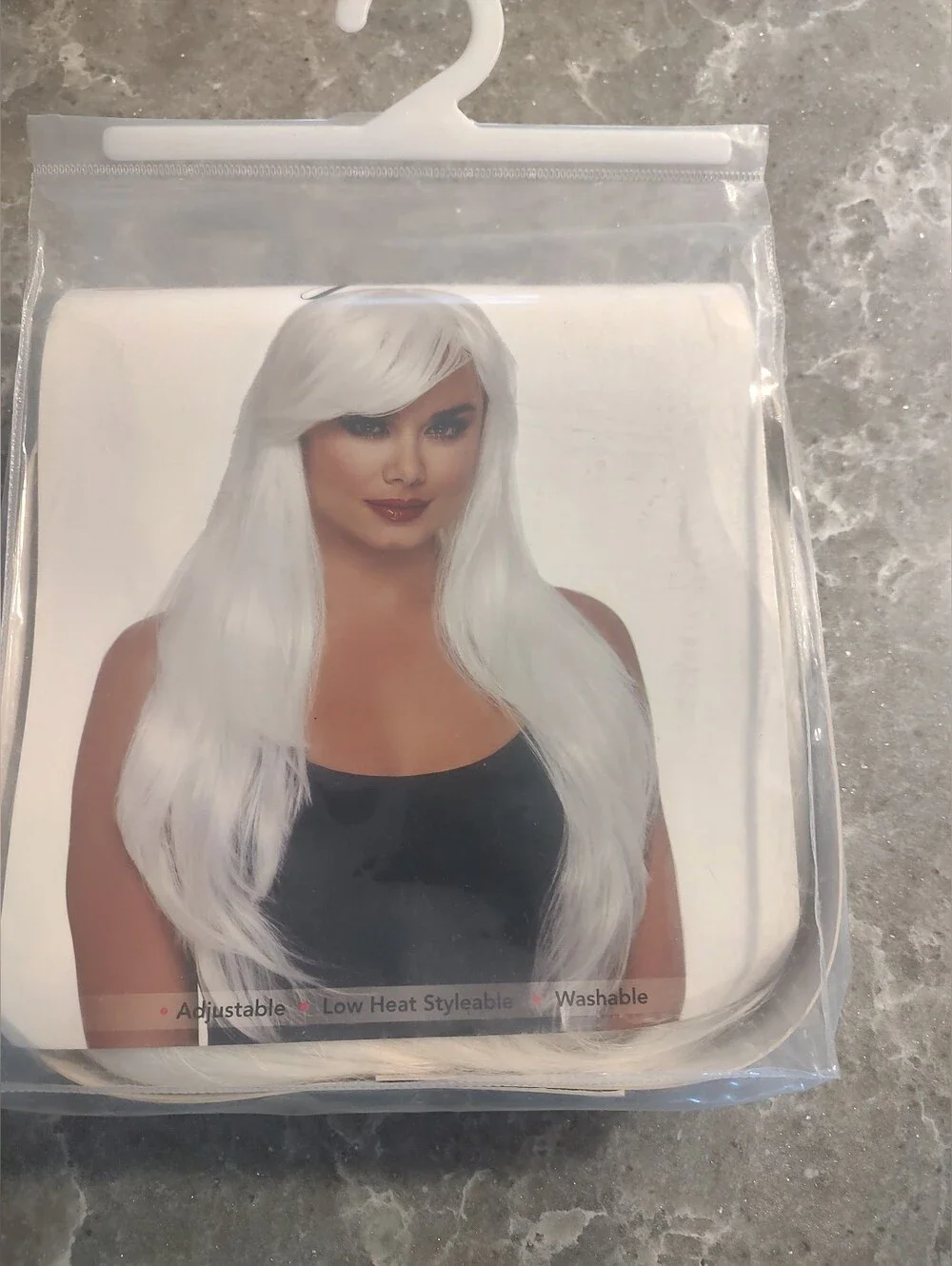 Dreamgirl Long White Wig
